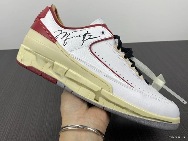 Jordan Retro White Off-White Red SP 2 DJ4375-106 Low 0611